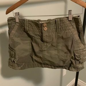 American Eagle Camo Mini Skirt, Size 4